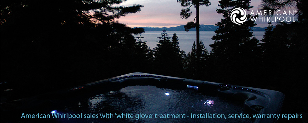 Hot Tubs overlooking Lake Tahoe